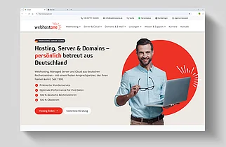 Website webhostone, Referenz von edesign