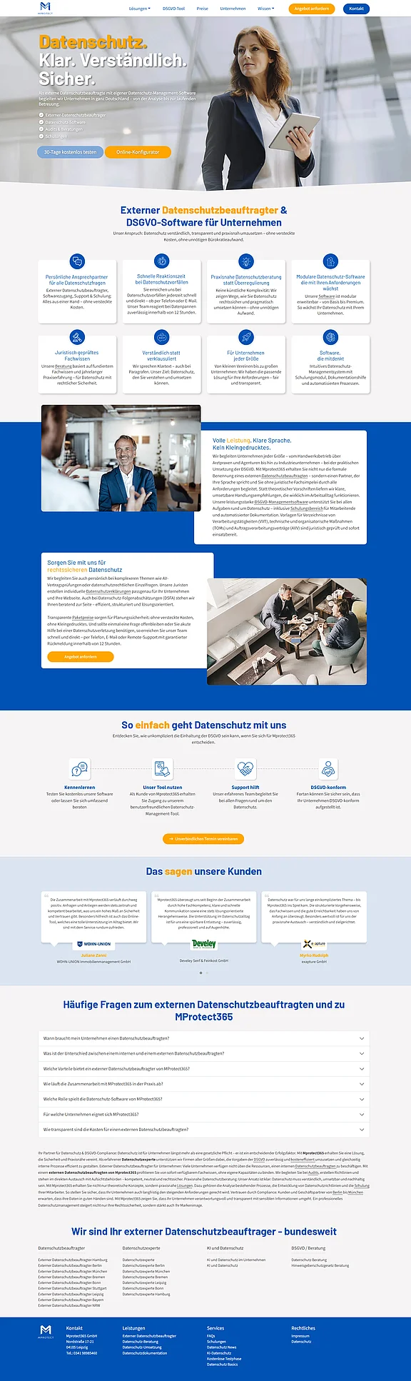 Logo MProtect365, Datenschutzmarke von edesign