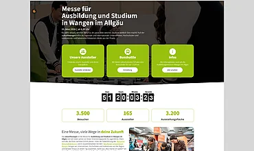 Website Zukunft Wangen, Referenz von edesign