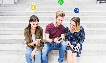 Symbolbild zu Social Search bei jungen Zielgruppen