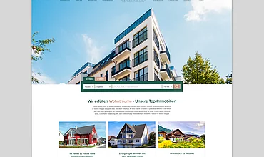 Website-Ansicht KENSINGTON Finest Properties, Referenz von edesign