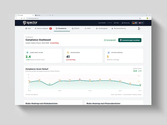 SPECTOR Compliance-Software, Referenz von edesign