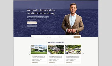 Website Reidelshöfer Immobilien, Referenz von edesign