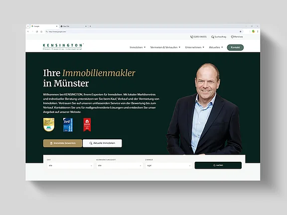 Markenplattform Finest Properties Münster, GFI und MIVIVO, Referenz von edesign